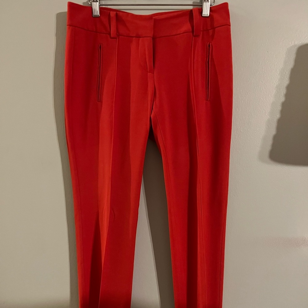 Ann Taylor red trousers
